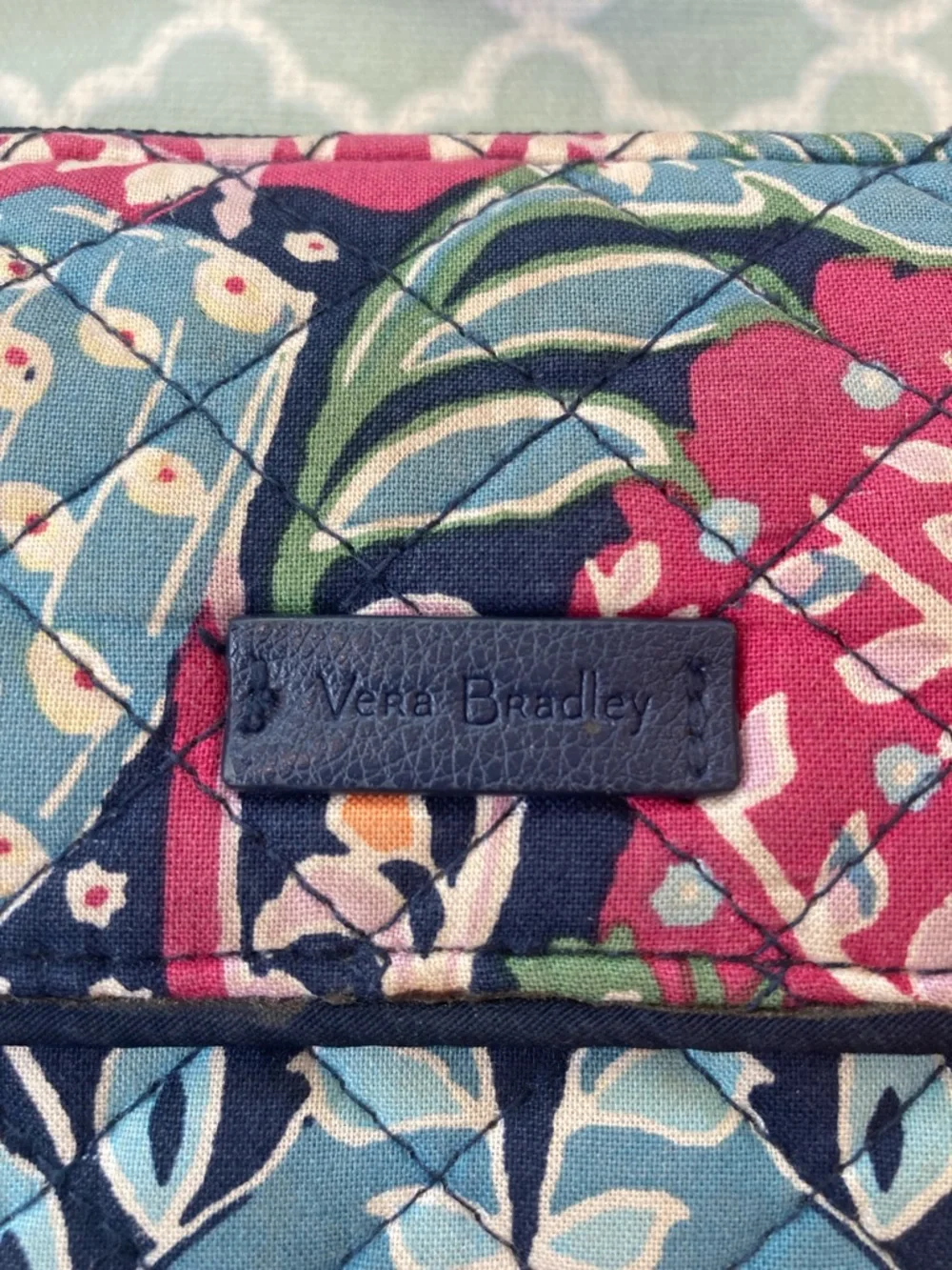 Vera Bradley Fox Forest All in One Crossbody Wallet RFID - Picture 3 of 13